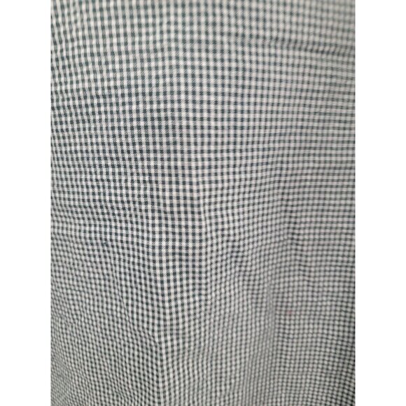 Kids Green Gingham Button-Up Shirt W/Reindeer Applique Long Sleeve Size 6/7 - Picture 4 of 4